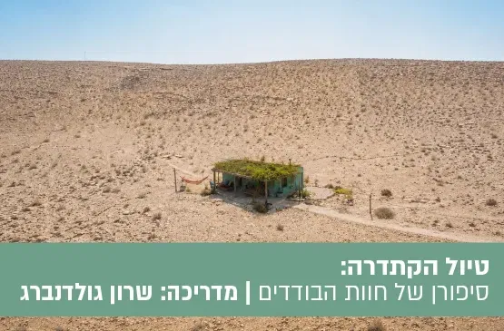 טיול הקתדרה בין חזון למדבר- סיפורן של חוות הבודדים