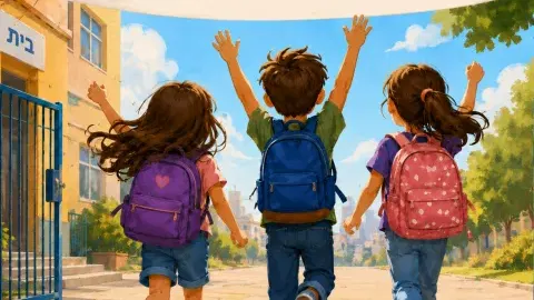 עולים לכיתה א'- גיבוש לבי"ס ויצמן