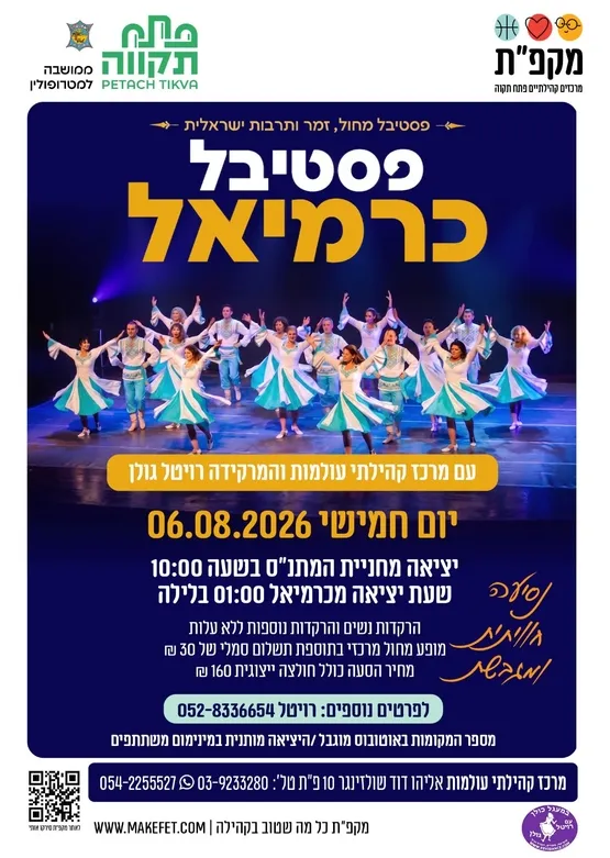 פסטיבל כרמיאל 2025 כפר גנים מתנס עולמות