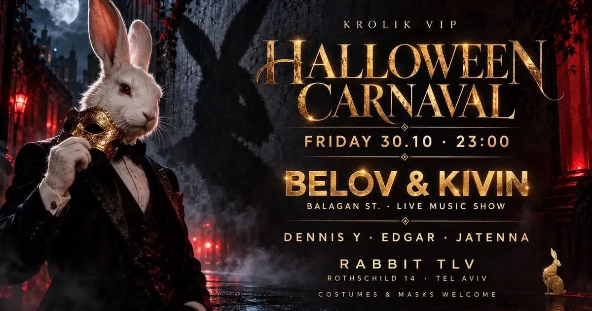 KROLIK VIP EVENTS 🐇HALLOWEEN NIGHT | FRIDAY, October 30