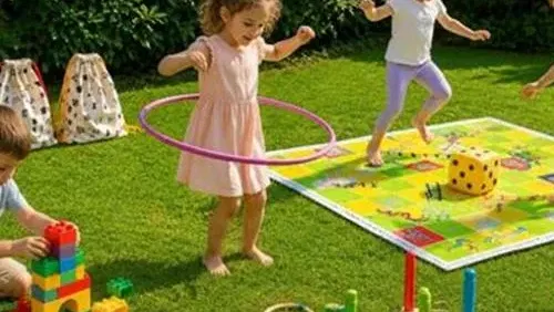 משחקי חוץ בגינת השחמט