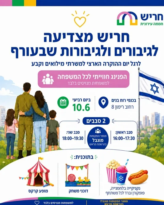 הפנינג הוקרה למשפחות מילואים וקבע