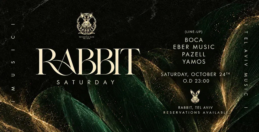 RABBIT PRESENTS: SATURDAY NIGHT 🐇✨24/10