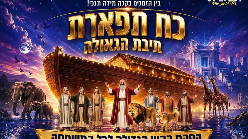 כח תפארת ותיבת הגאולה חוה"מ סוכות בנייני האומה מופע 14:30 - טיקצ'אק