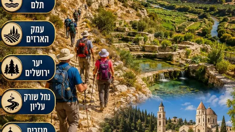 שבת 26/9: טיול אוהבי לכת נחל חלילים, עמק הארזים, עין כרם
