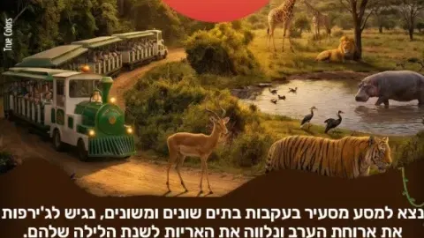 ספארי בין ערביים - פעילות קיץ לגיל הרך