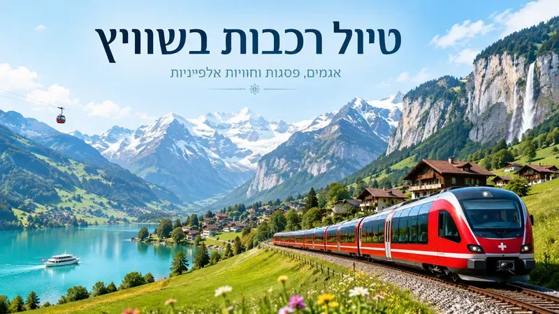 6-14 אוקטובר 26: טיול רכבות שווייץ: אגמים, פסגות, רכבלים, ערים וטבע אלפיני