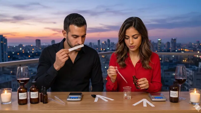 💖 ניחוחות של אהבה: סדנת בישום לדייט באווירת פריז
