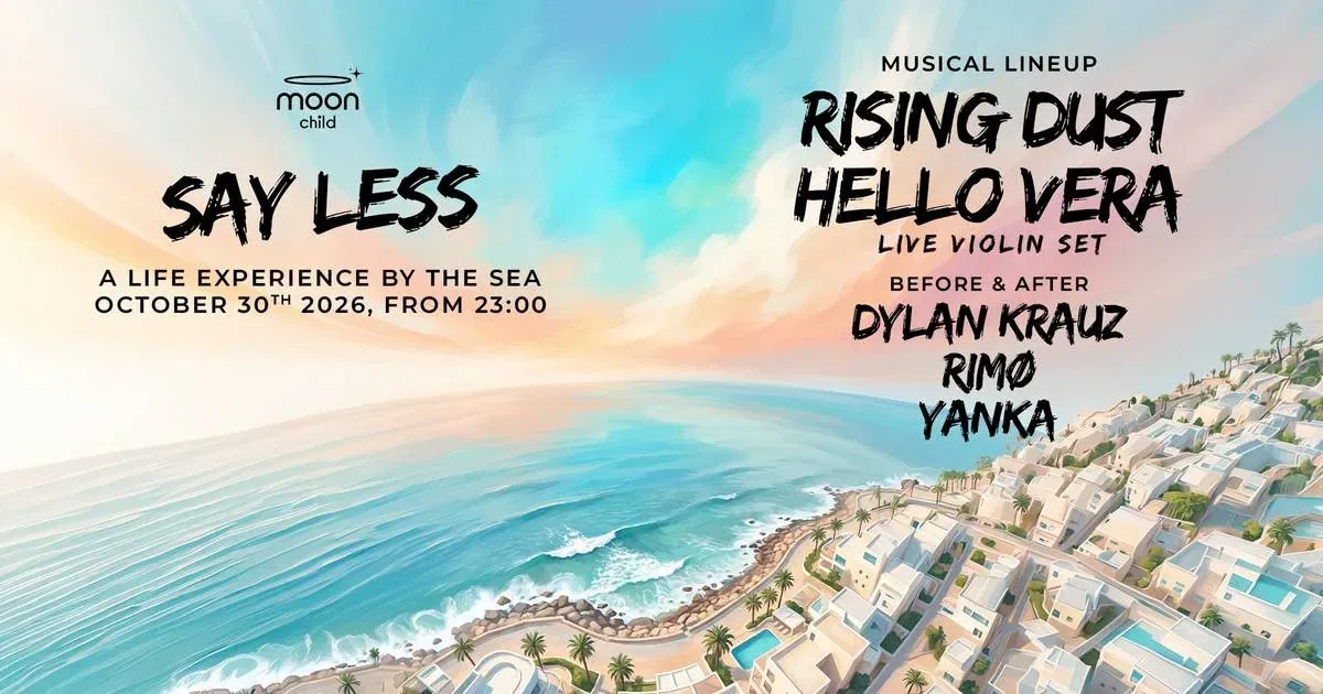 RISING DUST x HELLO VERA • FRIDAY OPEN AIR