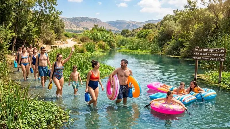 שבת 22/8: נחל שוקק, עין מודע, שביל צביקה ועוד. טיול רטוב לקיץ