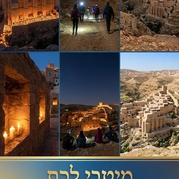 רביעי 17/12: מיטיבי לכת חגיגת האור במנזר המרסבא