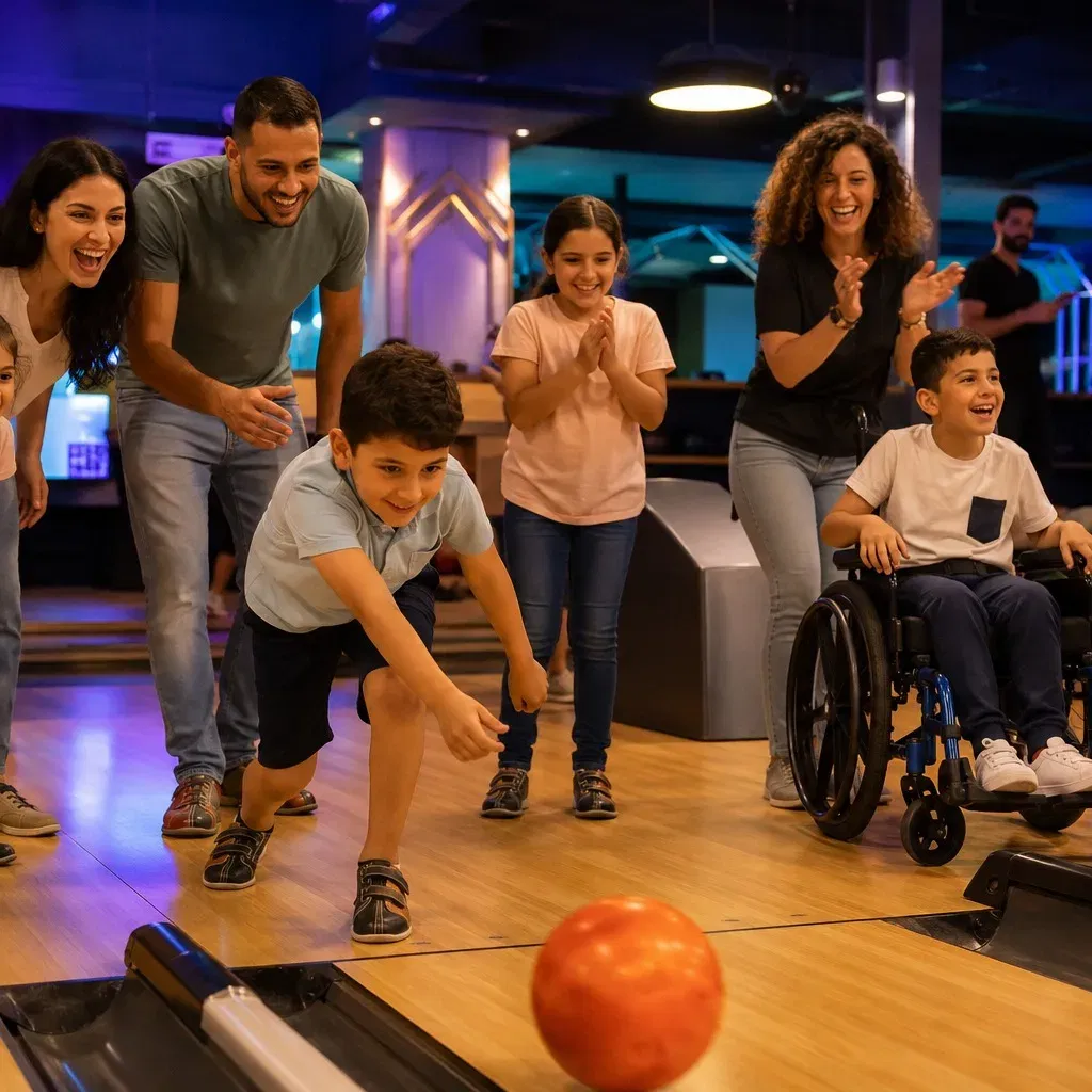 משפחות מיוחדות/ באולינג סטרייק 16.8.26 / 17:00/ דרך הים 1 רחובות
