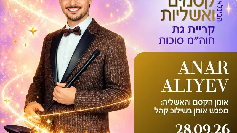 אנר אלייב מפגש אומן בשילוב קהל- אומן הקסם והאשליה