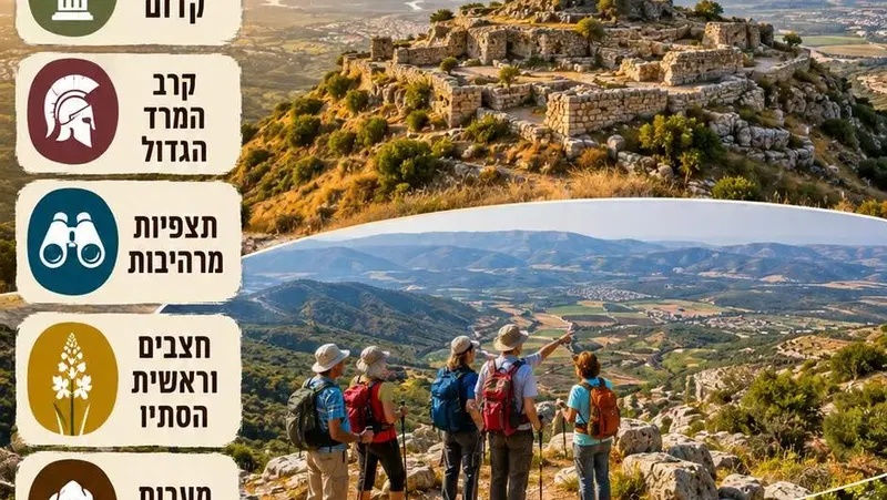 שבת 19/9: חוג אוהבי הטבע בגליל התחתון – יודפת והר עצמון