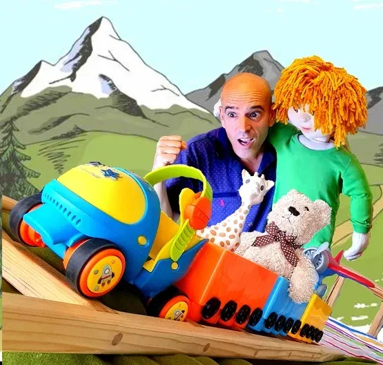 הקטר הכחול שיכול - תיאטרון סיפור 2-4