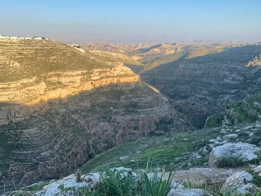 שקיעה בתל תקוע