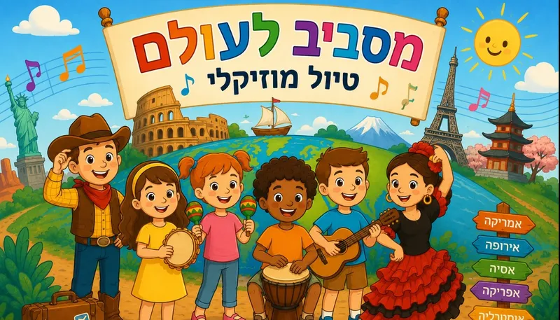 טיול מוזיקלי מסביב לעולם עם עידן ילד המוזיקה