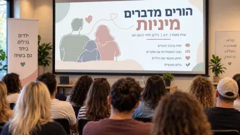 הורים מדברים מיניות 26- סדרת הרצאות להורים