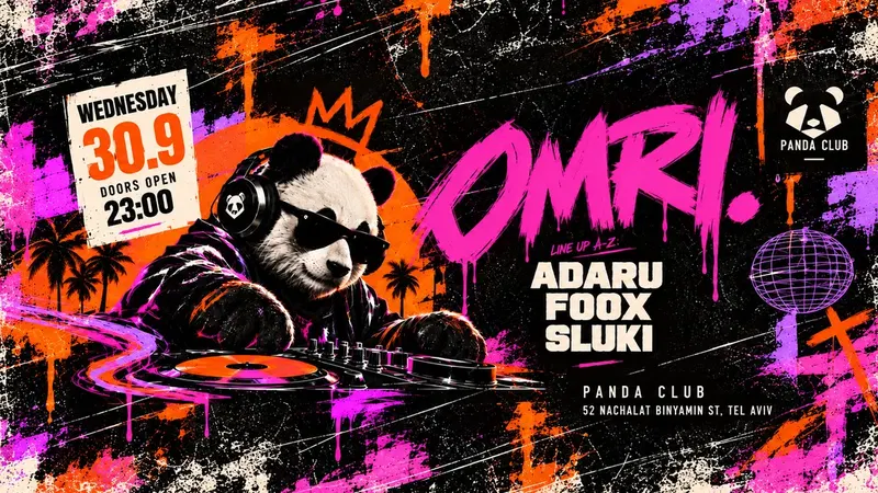 Omri. X Panda Wednesday | 30.09.2026