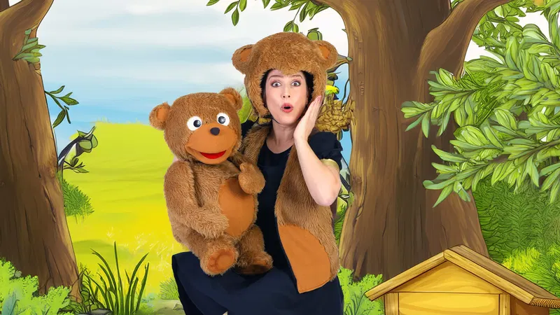 הדובון והכוורת הצגה לקטנטנים