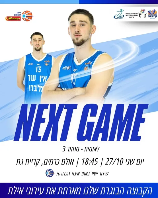 מכבי קרית כדורסל נגד מכבי מעלה אדומים