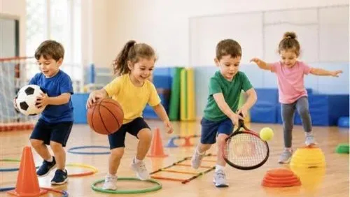 משחק כדור והתפתחות מוטורית לגילאי3–4