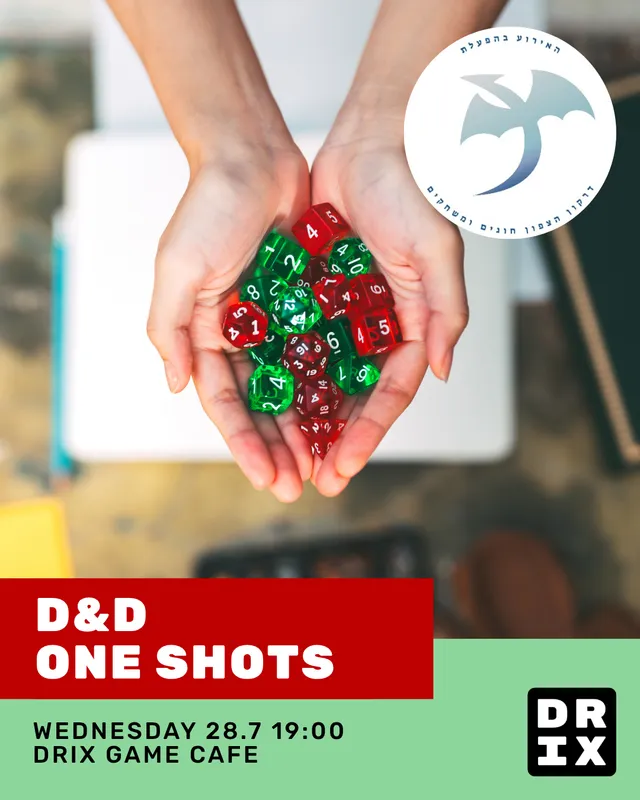 D&D One-Shots | הרפתקאות מבוכים ודרקונים חד-פעמיות