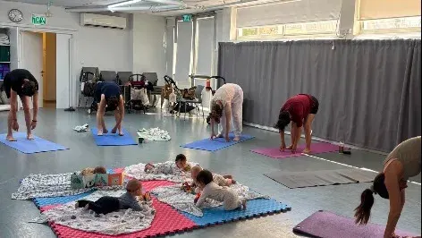פילאטיס נשים אחרי לידה ימירביעי ספטמבר