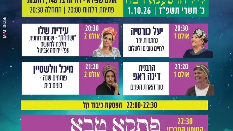 כשהנשמה מאירה - ליל הושענא רבה לנשים