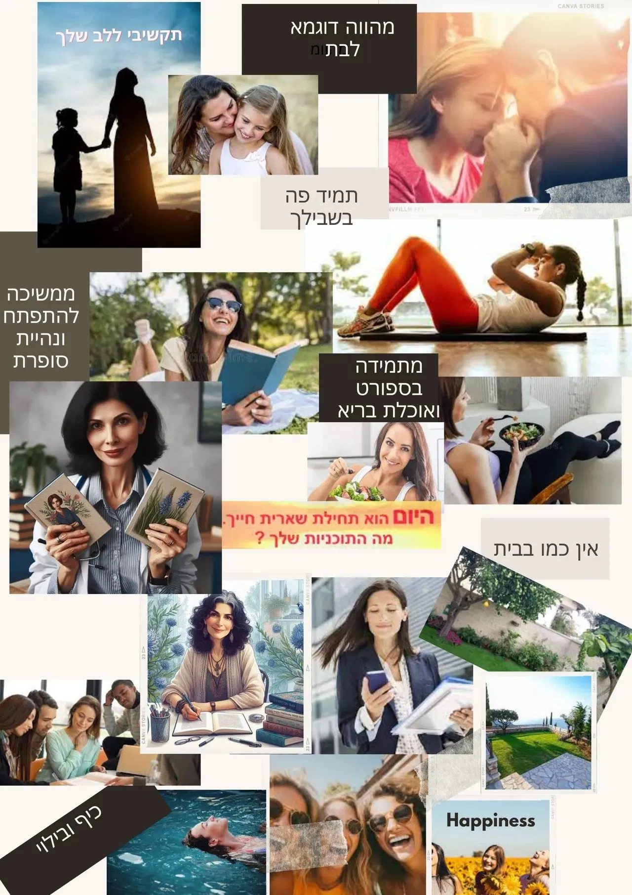 סדנת יעדים ובניית לוח חזון - הוד השרון