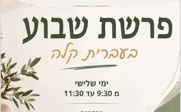 ULPAN פרשת שבוע בעברית קלה- ימי שלישי -בלהה הרטוב