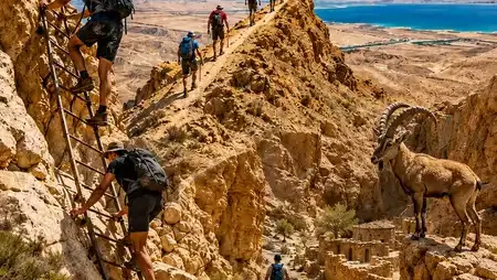 שבת 12/12: האתגר של מדבר יהודה – נחל אוג, פסגת החרמון ונחל קומראן !