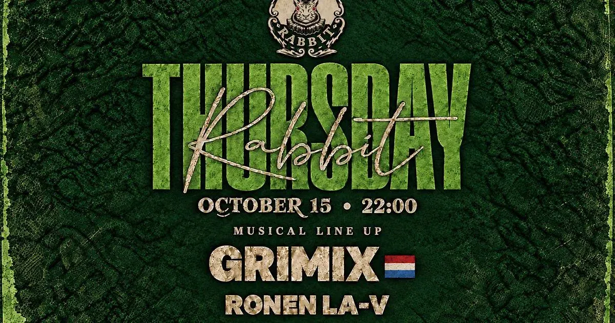THURSDAY// Rabbit //15.10// //