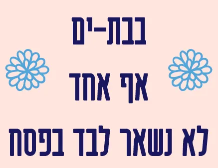 ליל סדר ציבורי תשפ"ו