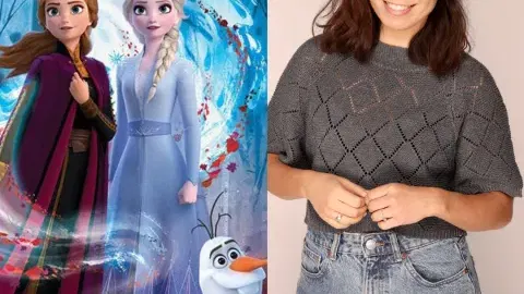 לשבור את הקרח עם הזמרת שמדובבת את אנה