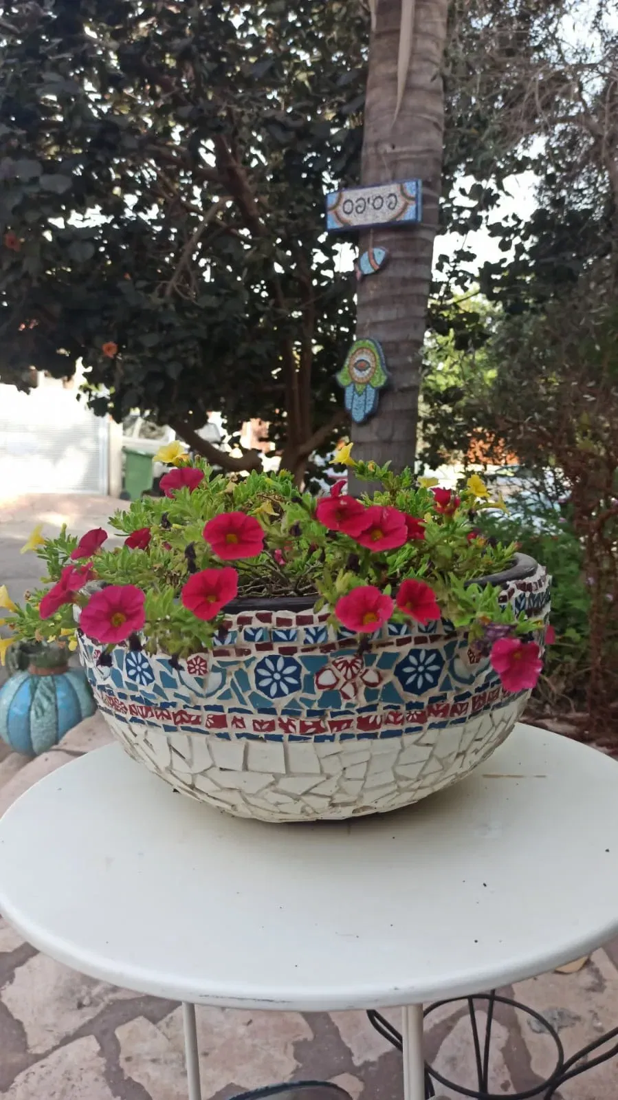 סדנת פסיפס להכנת עציץ דקורטיבי