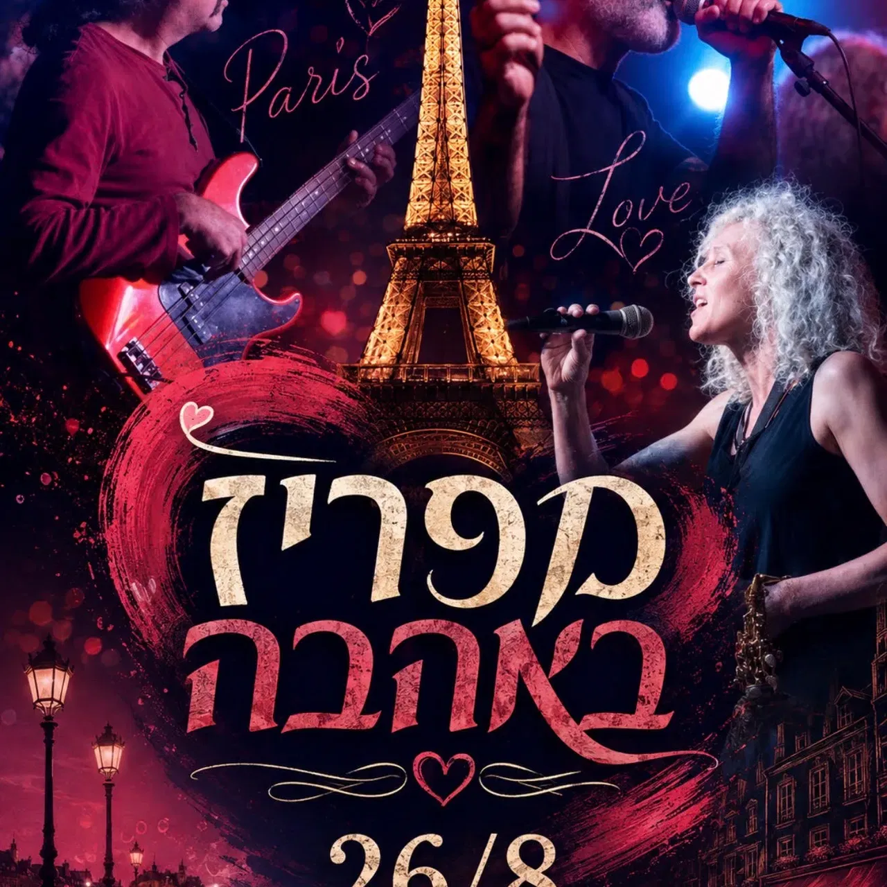 מפריז באהבה -שאנסונים צרפתיים
