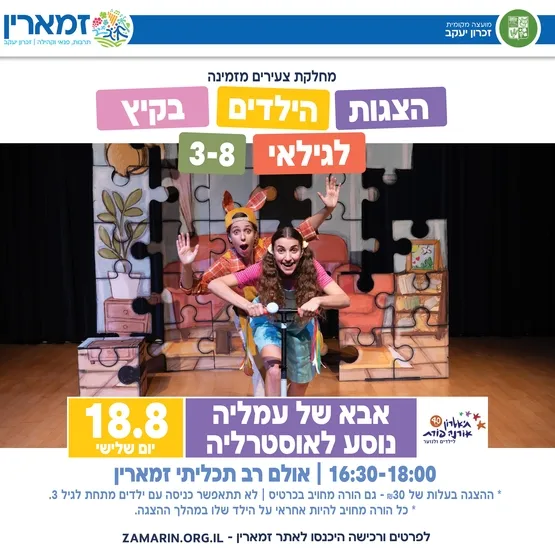 אבא של עמליה נוסע לאוסטרליה
