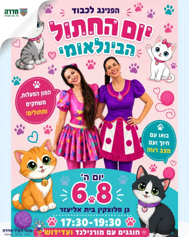 חוגגים את יום החתול הבינלאומי