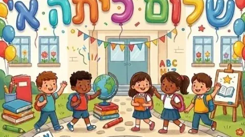 מפגש לילדי גורדון ורמבם העולים לכיתה א'