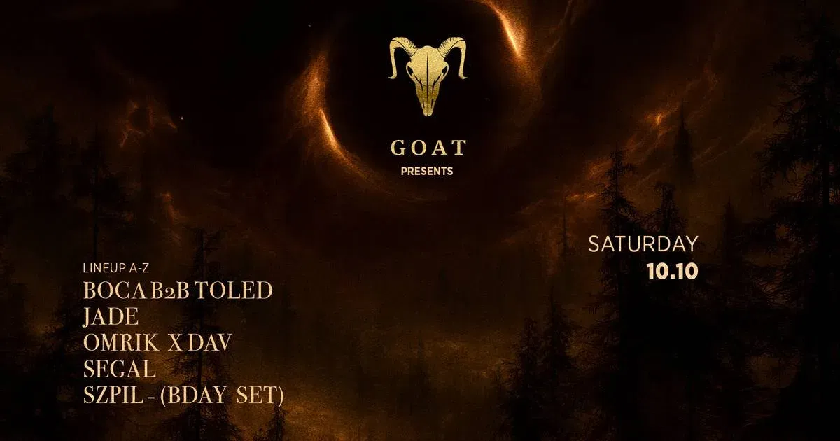 SATURDAY GOAT //10.10
