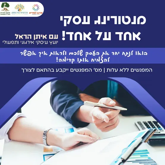 מנטורינג עסקי אחד על אחד!