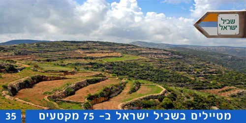 שביל ישראל קטע 35 מהקיסר, מצפה משואה, עמק האלה ועד שריגים-ליאון
