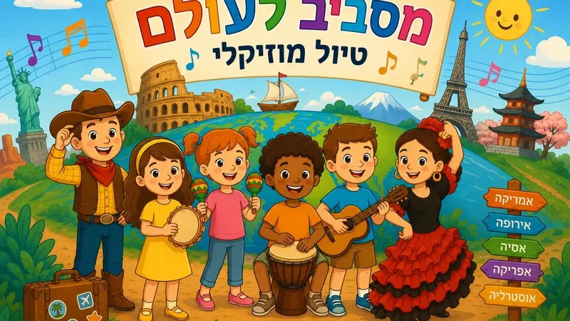 טיול מוזיקלי מסביב לעולם עם עידן ילד המוזיקה