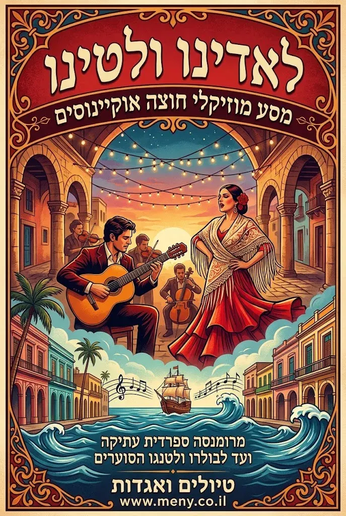 שבת 14/11: לאדינו ולאטינו: מסע מוזיקלי חוצה אוקיינוסים בלטרון