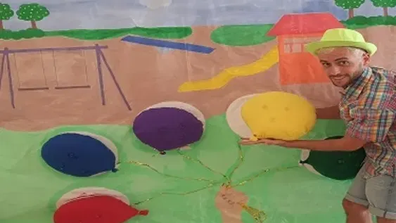 שעת סיפור: "בלונים בכל מיני צבעים" - תאטרון דף חדש
