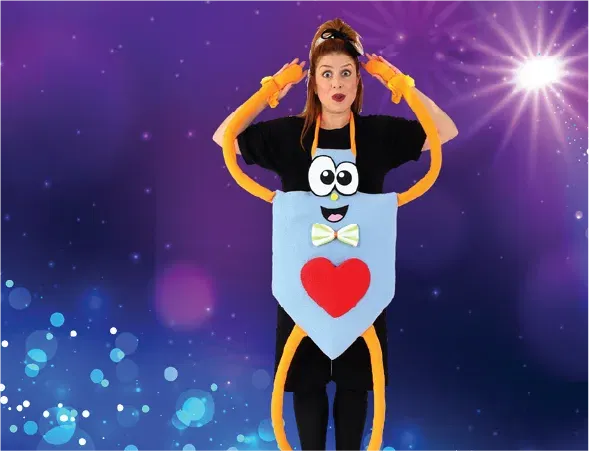 קסם של סביבון הצגה לקטנטנים