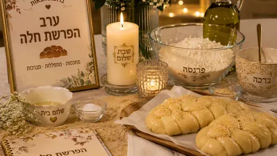 ערב הפרשת חלה עם כבוד הרבנית מיכל אוחנה הנכדה של הבבא סאלי הקדוש