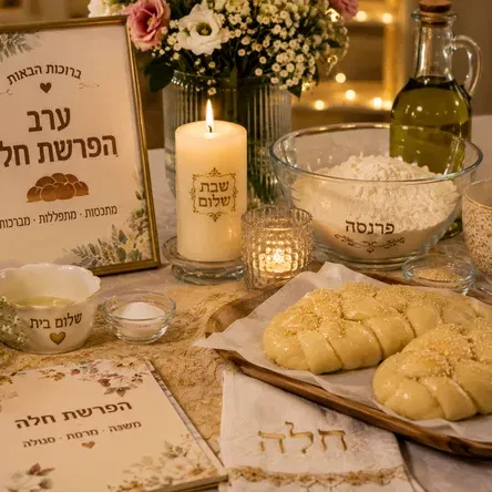 ערב הפרשת חלה עם כבוד הרבנית מיכל אוחנה הנכדה של הבבא סאלי הקדוש