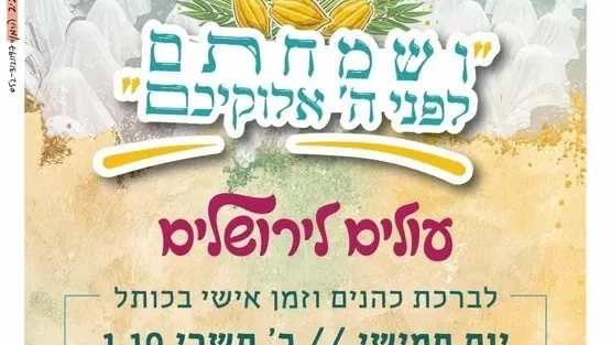 עולים לירושלים - ברכת כהנים - כותל